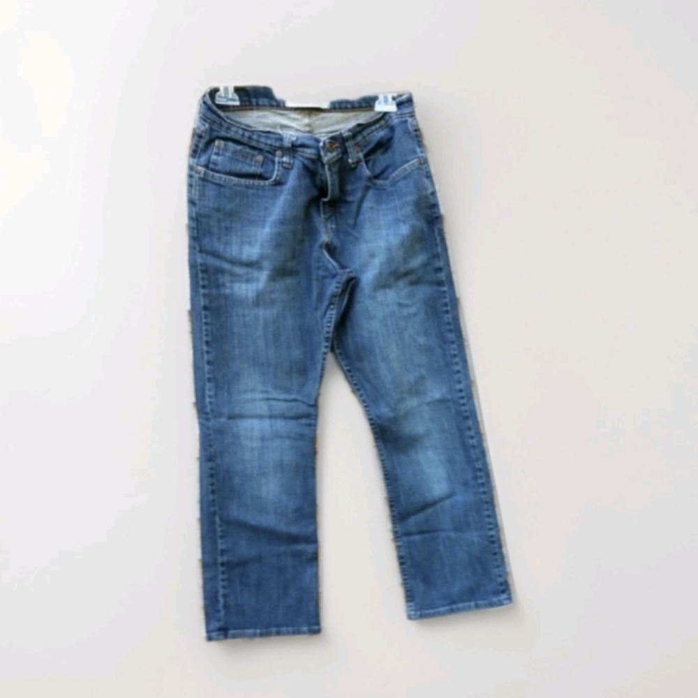 👖Wrangler Men's Denim Jeans Relaxed Boot Cut Medium Wash Sz. 30W 29L